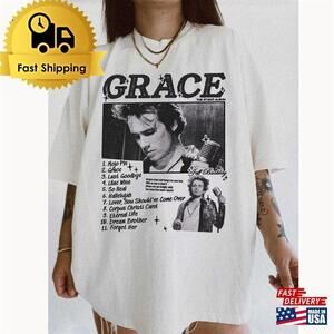 90S Jeff Buckley Grace Album Shirt Tracklist Concert  Unisex Tee